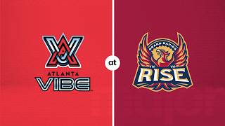 MLV | Atlanta Vibe at Grand Rapids Rise @ 7pm ET, April 22, 2026