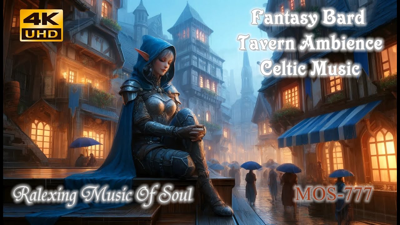 Relaxing Medieval Music with Rain Sounds - Fantasy Bard/Tavern Ambience ...