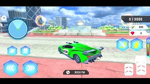 Flying Police Helicopter Car Transform Robot Games - Android Gameplay