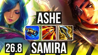 ASHE &amp; Seraphine vs SAMIRA &amp; Pantheon (ADC) | 45K damage | EUW Master | 26.8