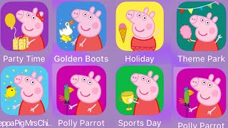 My Friend Peppa Pig-World of Peppa Pig,Peppa Pig Golden Boots-Polly Parrot,Peppa Pig Theme Park