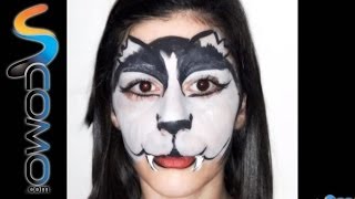 Maquillaje de lobo para niños - albercada