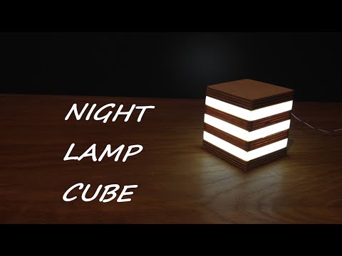 HOW TO MAKE LED NIGHT LAMP  CUBE