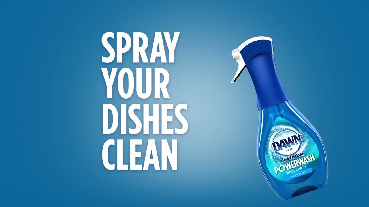 Spray Your Dishes Clean with Dawn Powerwash Dish Spray 