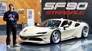 THE CRAZIEST SF90 EXHAUST! Ferrari SF90 With Valvetronic Designs Full System