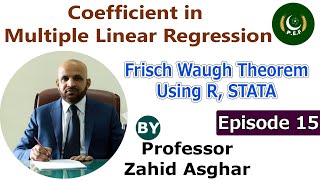 Details Coefficient in Multiple Linear Regression | Professor Zahid Asghar | Pakistan Economic Forum News