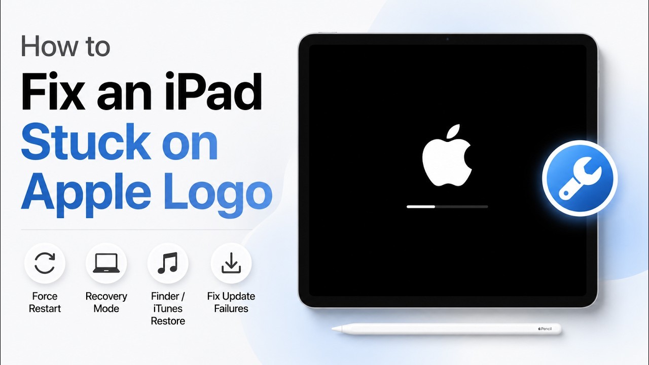 How to Fix iPad Stuck on Apple Logo (2026) - YouTube