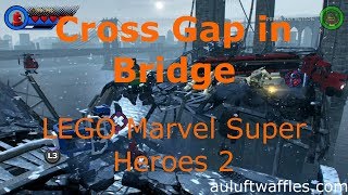 Cross Gap in Bridge Level 2 LEGO Marvel Super heroes 2 screenshot 5