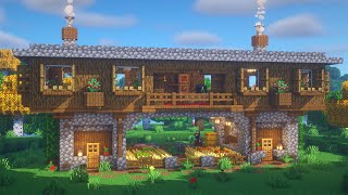 Minecraft: How to Build a Survival Base | Large Wooden House Tutorial