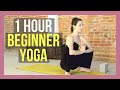 1 Hour Beginner Yoga - Full Body Yoga for Strength and Flexibility