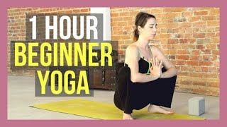 1 Hour Beginner Yoga - Full Body Yoga for Strength and Flexibility screenshot 4