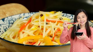 Easy Stir Fried Shredded Potato #vegan 炒土豆丝