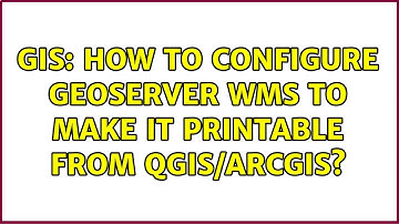 GIS: How to configure Geoserver WMS to make it printable from QGIS/ArcGIS?