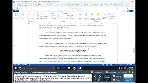 Demo  Word Exercise   Selecting Non Contiguous Text
