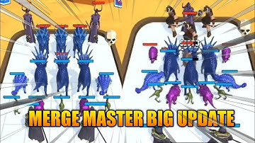 Merge Master Dinosaurus Fusion, All Levels Gameplay walkthrough Android iOs , Max Gaming Levels 7