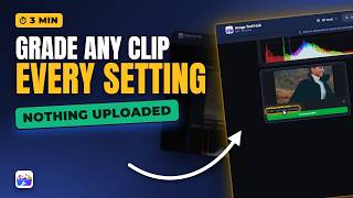 Color Correct a Video, Every Setting: Looks, Scopes, LUTs (Free)