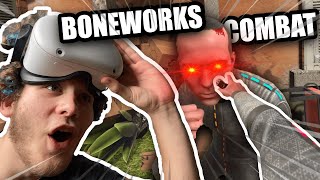FIST-FIGHTING in Boneworks on the Oculus Quest 2