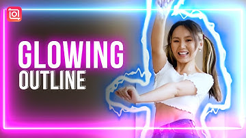 💥Neon Glowing Outline Effect Video Editing Tutorial (InShot Tutorial)
