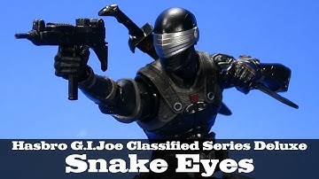 G.I.Joe Snake Eyes Hasbro Pulse Exclusive Deluxe Classified Series Action Figure Review