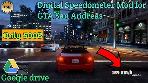 How to install speedometer mod for GTA San Andreas on Android!Analog Speedometer(200 KB)Mod by TSG
