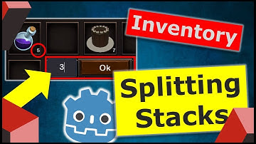 Split Inventory Stacks | Godot Inventory Tutorial