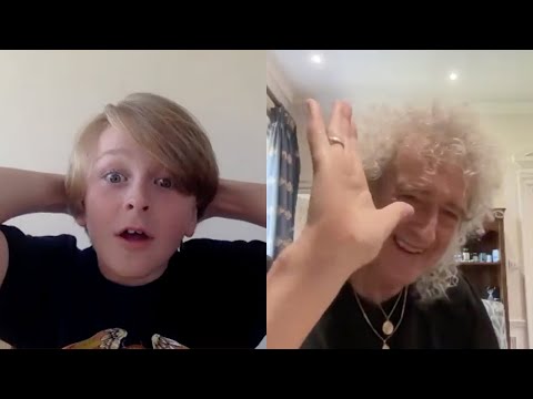 Brian May Surprises Harry Churchill On Zoom!