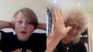 Brian May Surprises Harry Churchill on Zoom!