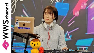 ショート美女・白石美音(DJ MION)ノリノリのDJパフォーマンス！＜OSAKA MOBILITY SHOW 2023　第12回大阪モーターショー＞