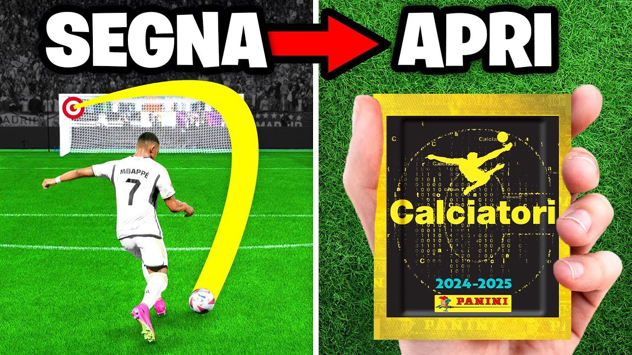 ⚽ 1 GOAL = 1 PACCHETTO CALCIATORI PANINI 2025