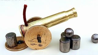 Powerful Mini Cannon From Bullet Shell  DiY Mini Cannon