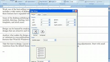 Desktop Publishing Using MSWord Part 1