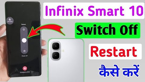 Infinix smart 10 me switch off kaise kare/how to power of setting in infinix smart 10 mobile me //
