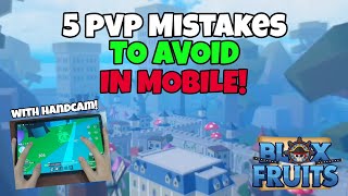 5 Mistakes Made By Beginners in Mobile! (With Handcam) | Blox Fruit screenshot 4