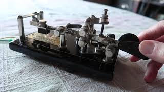 1935 #6 Fulton St. Vibroplex ~ 30WPM