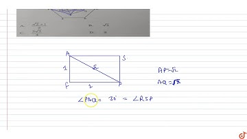 In the figure given below, ABCDEF is a regular hexagon of side length 1, `AFPS and ABQR` are s