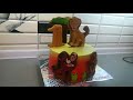 Торт в стиле Король лев/Тимон и Пумба/Cake in the style of the lion King/Cake with gingerbread