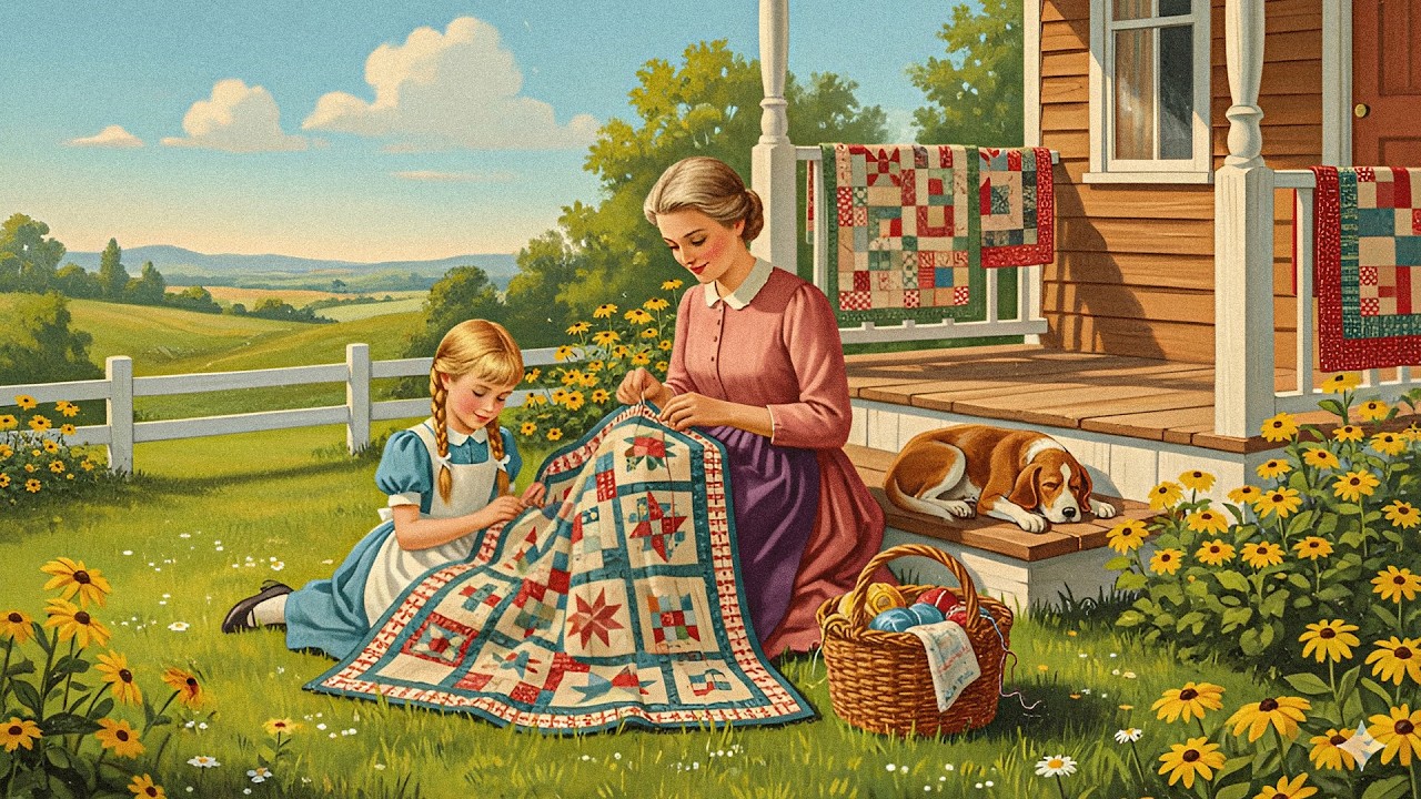 soft 60s jazz playing while sitting with mom under the country sun ( rest / think)