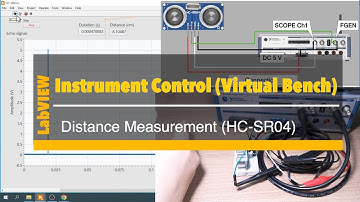 LabVIEW  for Instrument control (Virtual Bench) #EP11 Distance measurement (HC-SR04)