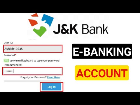 How to Create JK Bank Net Banking Account Online | Jk bank Internet Banking Account