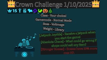 Crown Challenge 1/10/2025 - Randomly Generated Droids