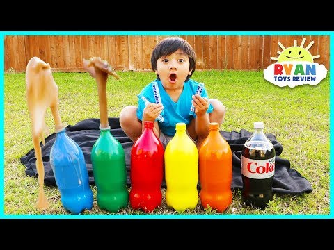 Learn Colors For Toddlers And Numbers With Coca Cola 
