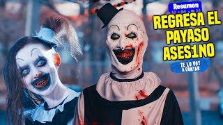 Resumen: TERRIFIER 2 (2022) EL PAYASO MÁS TEMIDO REGRESA | Te lo voy a Contar