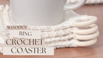 How to use this AWESOME Wooden Ring Corner for ANY Coaster or Potholder 🤩 EASY Crochet Tutorial