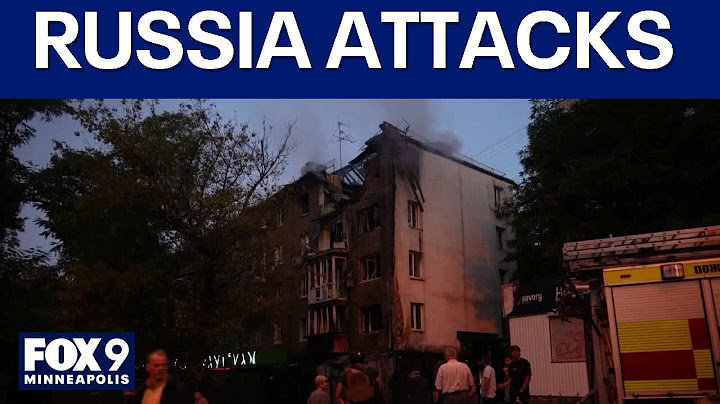 Russian drone and missile attack hits Kyiv, Trump says 'there's no reason for this'