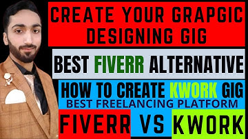 How To Create Graphic Designing Gig | Fiverr alternative platform