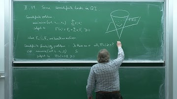 Mathematical methods of quantum information theory, Lecture 17