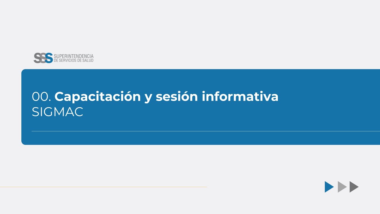 Sigmac 00-SIGMAC Capacitación y sesión informativa - YouTube