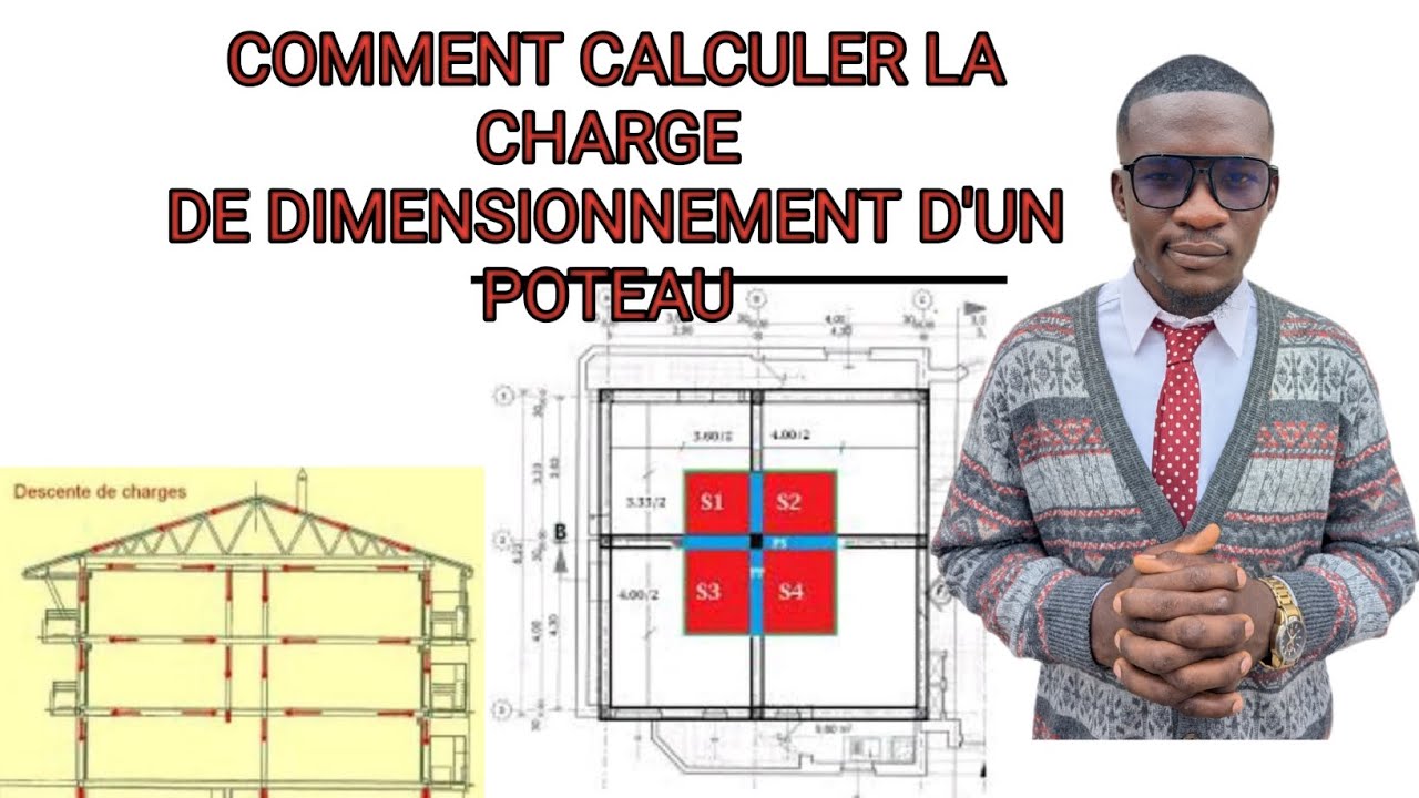 Comment faire la descente des charges pour un poteau ??! 
