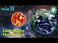 क्या हो जब धरती का आकार सूरज से बड़ा हो जाए| Think If The Sun Was Smaller Than The Earth| Earth Size