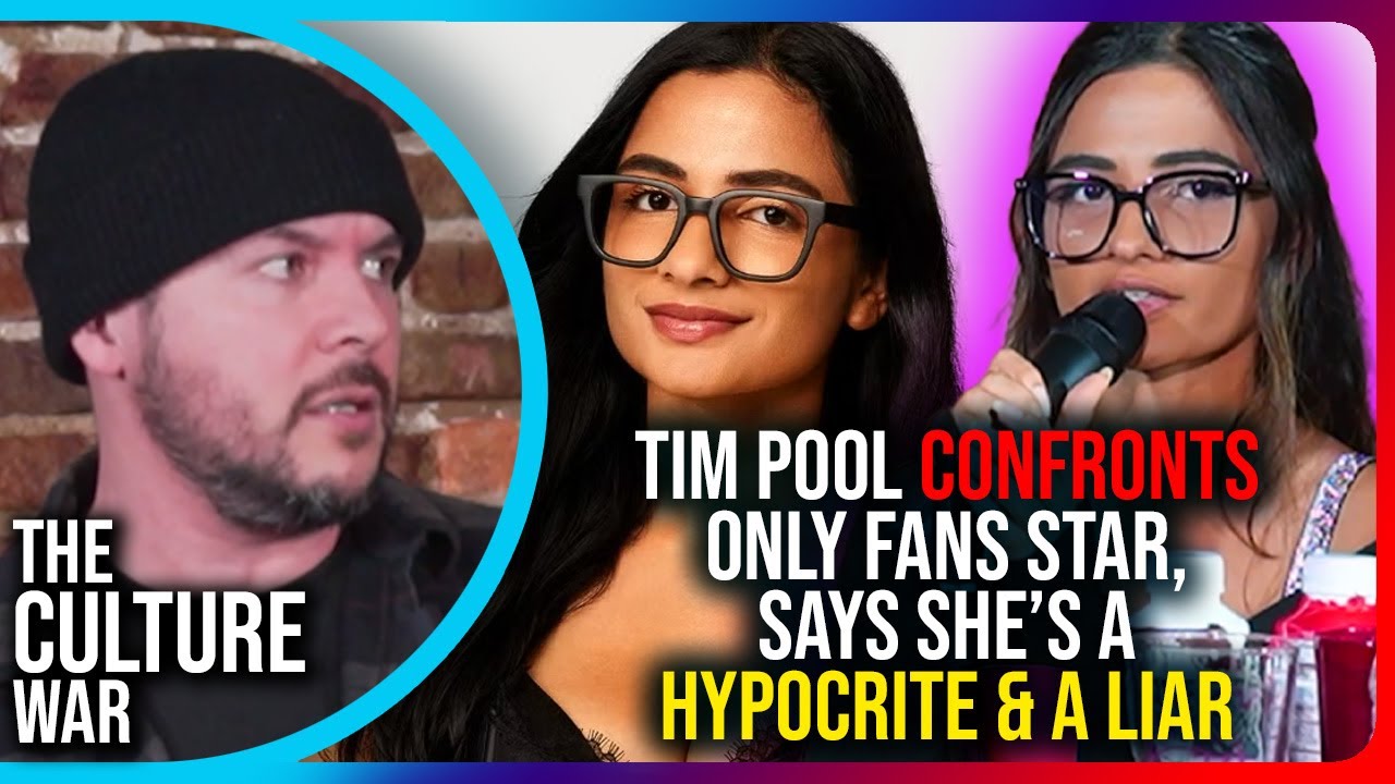 Tim Pool CONFRONTS Only Fans Star, Says She Is A HYPOCRITE & A LIAR - YouTube